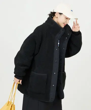 [ FREAK'S STORE ] 리버서블 아우터 블랙 프리 사이즈