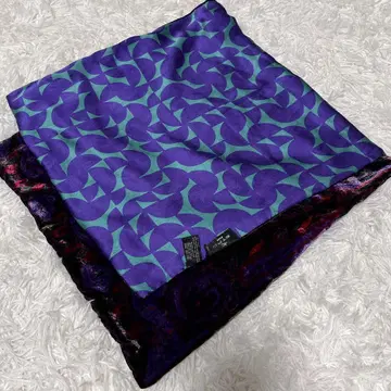 [ 새상품급 ] ETRO 에트로 숄 스톨 벨로아 실크 무릎 담요 페이즐리