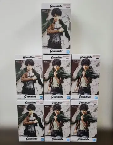 진격의 거인 Grandista 리바이 엘렌 피규어 7체 세트
