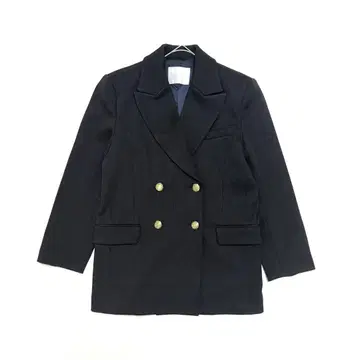 새상품급 리브 드와 울 라이크 자켓 블레이저 테일러드 네이비