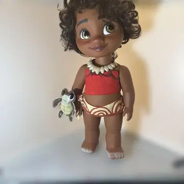 모아나 디즈니 인형 모아나와 전설의 바다 거북이 포함 새상품급