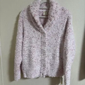 gelato piqu 핑크 숄카라 가디건