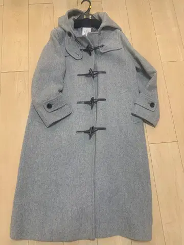 LOUNIE 후드 부착 더플 코트 F