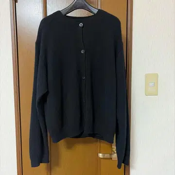 새상품급*UNIQLO C 캐시미어 크루넥 숏 스웨터&가디건 L