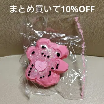 kikisquishy 밀크 캔디풍 핑크 곰 테디베어 M 사이즈