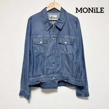 [택 포함 새상품] MONiLE 모닐 데님 자켓 얇은 소재