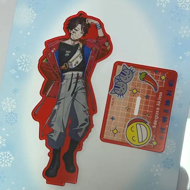 니지산지 사에구사 아키나 데코라 아크릴 스탠드