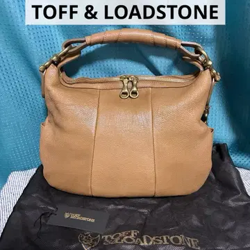 미사용 TOFF&LOADSTONE 천연 가죽 원숄더백 베이지