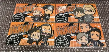 하이큐 J-WORLD 티켓 홀더 카라스노 세트