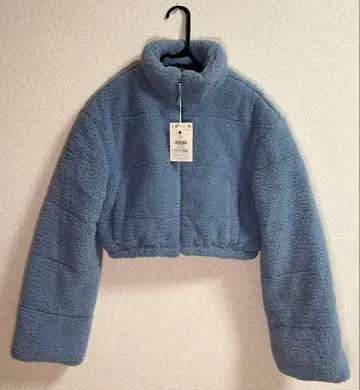 Bershka 블루 플리스 자켓 S