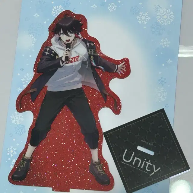 니지산지 사에구사아키나 유니티 아크릴 스탠드