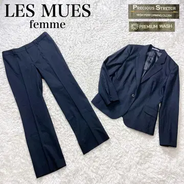 새상품급 레미유 아오키 팬츠 수트 셋업 워셔블 최근 모델