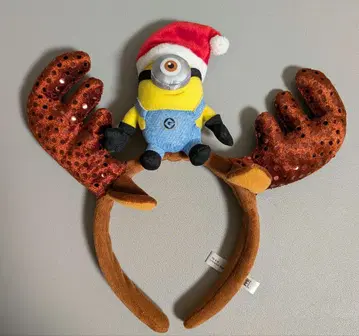 USJ 머리띠 미니언 산타 루돌프 귀 크리스마스