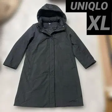유니클로 하이브리드 다운 코트 다크 그레이 XL