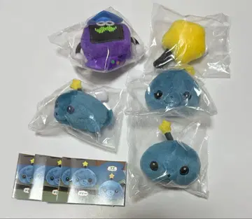 교육 방송 인형 배지 5종 세트 타마 박사 아이콘