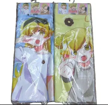 새상품 오시노 시노부 모노가타리 시리즈 페이스 타월 2장