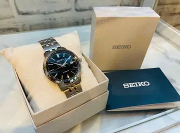 SEIKO selection SCVE061 자동 시계 블랙 다이얼