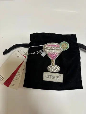 CITRUS 칵테일 모티브 브로치