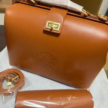 스타벅스 마이 커스터마이즈 저니 2-WAY 가죽 백 펜 케이스