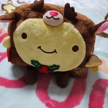 한나리 두부 루돌프 봉제 인형 쿠션