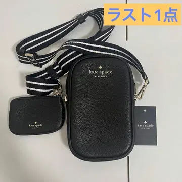 새상품 케이트 스페이드 숄더백 블랙 가죽 미니백