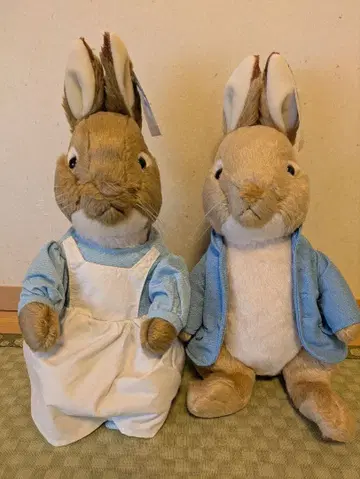 피터 래빗 봉제 인형 2체 세트