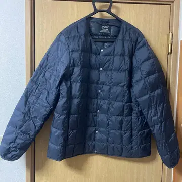 TAION 블랙 다운 자켓 2XL