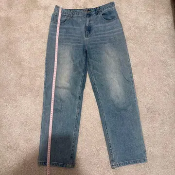 데님 청바지 허리