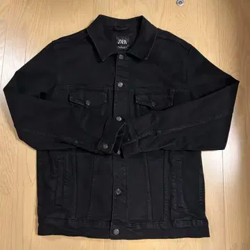 [ 새상품급 ] ZARA 블랙 데님 자켓