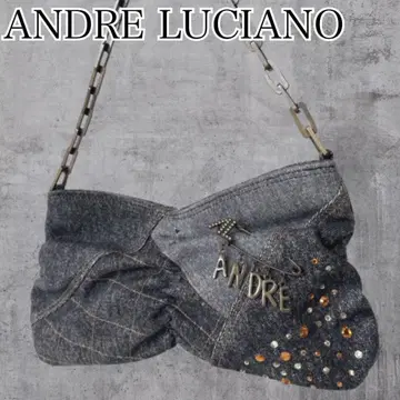 ANDRELUCIANO shoulderbag y2k denim chain