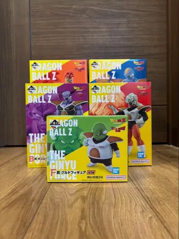드래곤볼 Z 기뉴 특전대 피규어 세트 제일복권