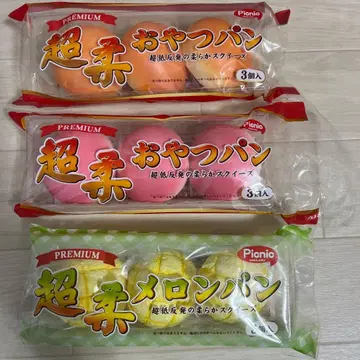 Picnic 초말랑 간식빵 멜론빵 스퀴즈 3세트 묶음 판매