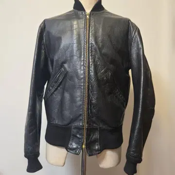 60년대 leatherfoever 가죽 자켓 블랙 TALON 빈티지