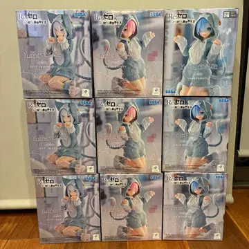 리제로 Yumemirize ~모후모후 팩~ 라무, 렘, 에밀리아 9체