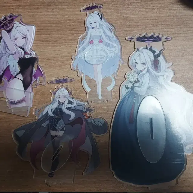 블루아카이브 히나 게헨나 아크릴 스탠드 웨딩 수영복 한복