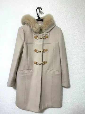 MISCH MASCH 베이지 더플 코트 38 사이즈