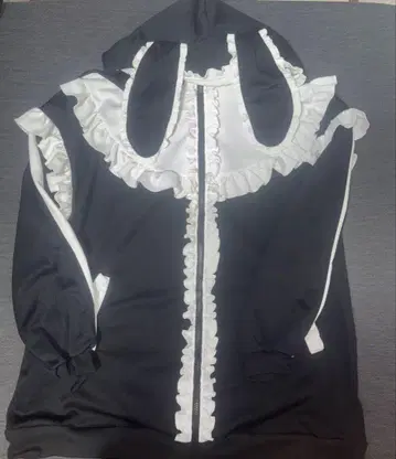 노에미 토끼 귀 저지 후드티 M 사이즈 지뢰계