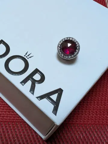 판도라 루비색 스톤 참