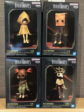 리틀 나이트메어 모니터 탑 피규어 4체 세트