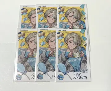 히바나 Sweet Floaties 폴라로이드풍 카드 6장