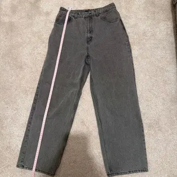 SHIPS 그레이 스트레이트 데님