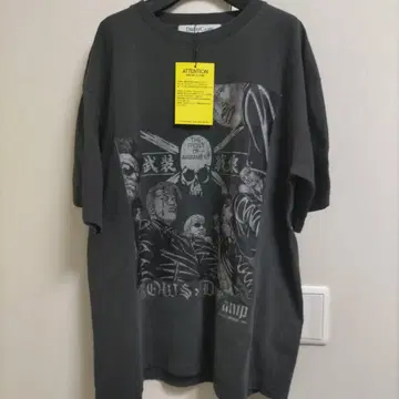 크로우즈 dress camp T셔츠 무장전선 4대 사이즈 L 블랙