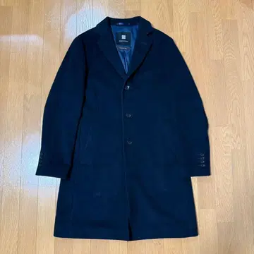 퍼펙트 슈트 팩토리 네이비 체스터 코트