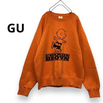 GU x PEANUTS 찰리 브라운 맨투맨 M
