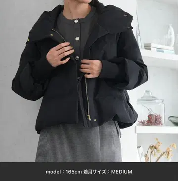 TRUDEA 토르디아 심리스 컴팩트 다운 블루종