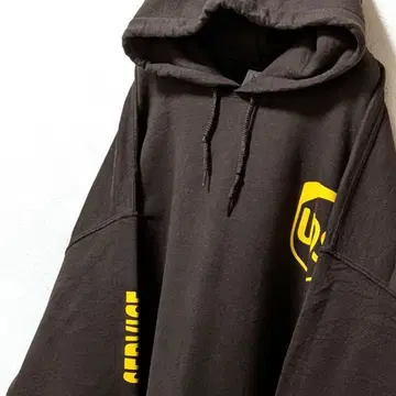 길단 UPS 로고 후드 맨투맨 브라운 XL 구제 의류