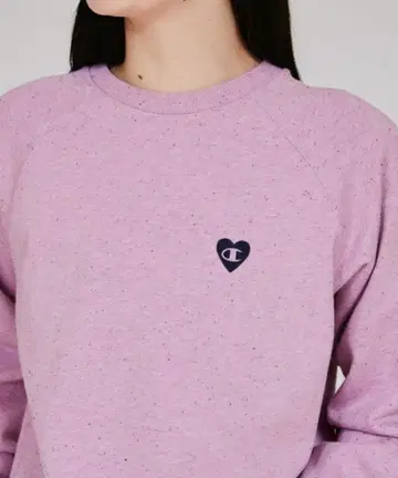 [ 새상품 미사용 ] 챔피온 롱 슬리브 래글런 스웨트 셔츠 핑크