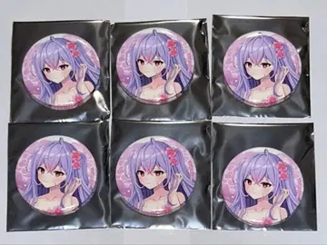 니지산지 아야카키 HANABIYORI 캔뱃지 등신 코즈에 모모네 특전