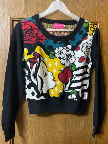 백설공주 긴팔 니트 L 도쿄 디즈니 리조트