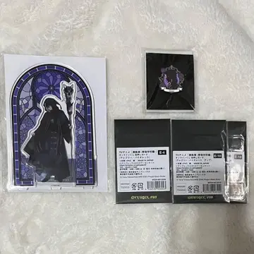 흑집사 복권 아크릴 스탠드 핀즈 배지 카드 바이올렛